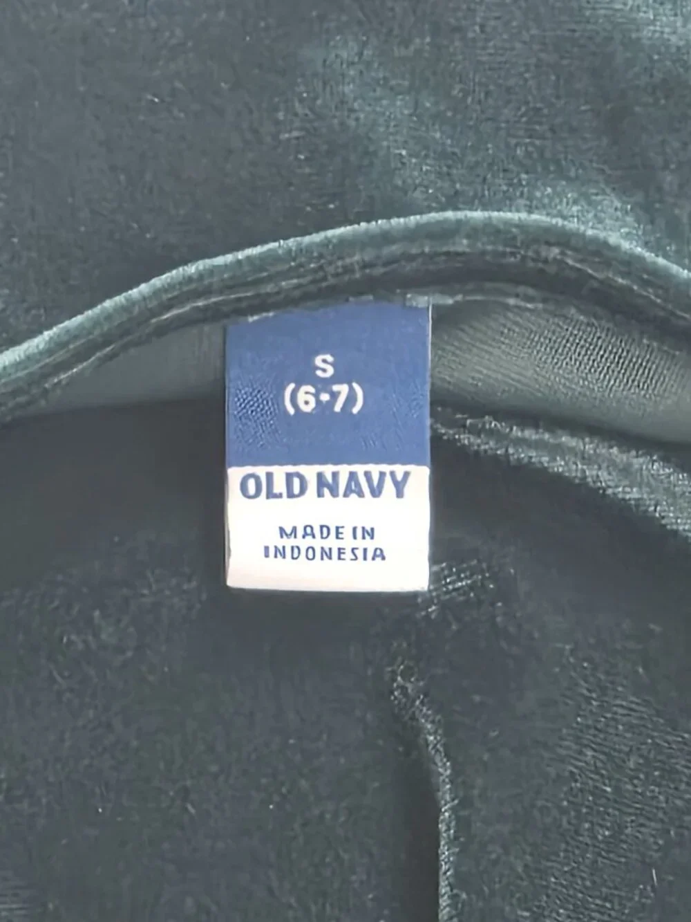 Old Navy Girls Long-Sleeve Velvet Swing Dress Size S